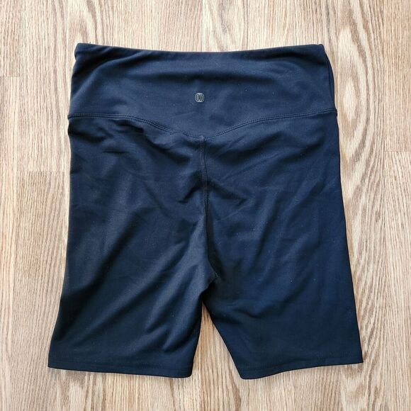 Blance Collection High Rise Compression Yoga Shorts Women's Size Large Black - Picture 3 of 5